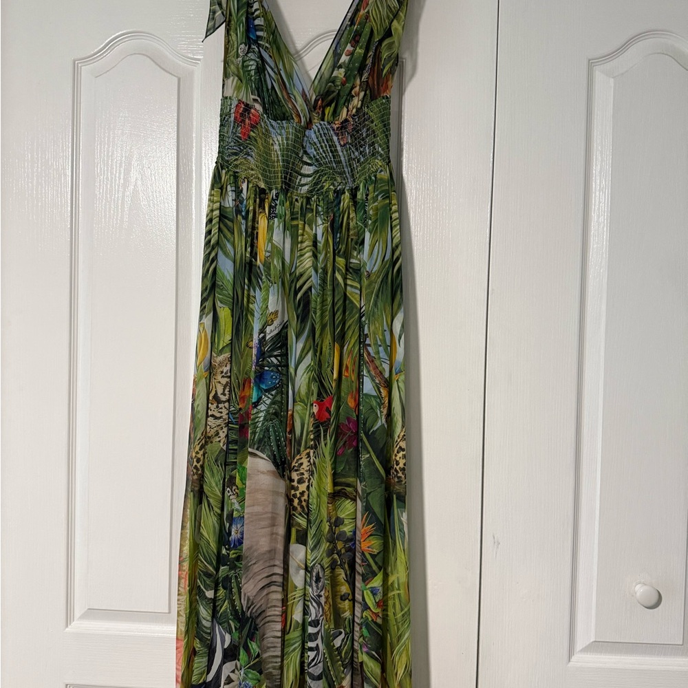 Dolce & Gabbana Jungle Print Maxi Dress